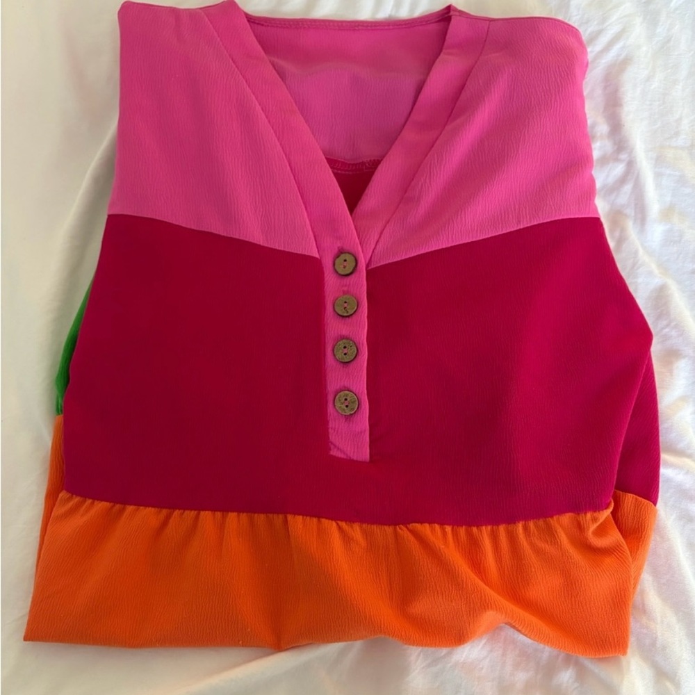 Colorful Block Dress